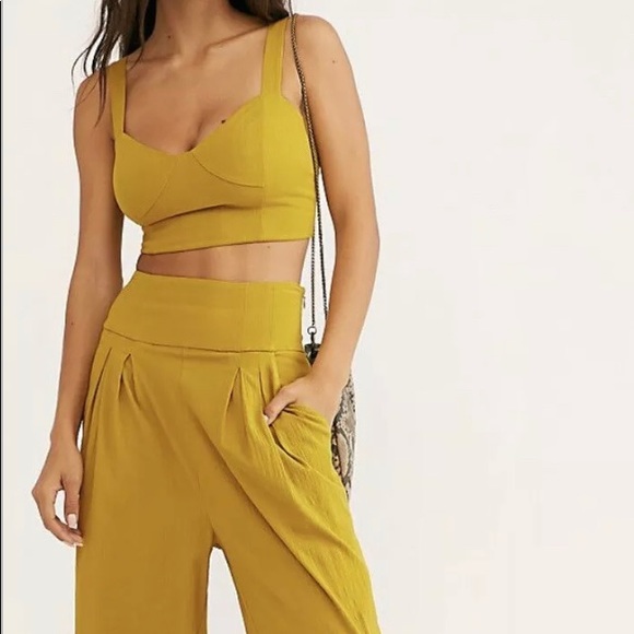 Free people Larissa Set (2 Piece) Lime green - Picture 1 of 4
